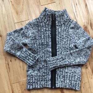 Banana’s Zippered Front 48% Wool Cardigan